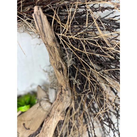 Beautiful Wreath with accents of Lake Mi. Driftwood with detailed Copper Accents - Picture 6 of 9